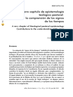 Schickendantz-Un Nuevo Capitulo de Epistemologia Teologica