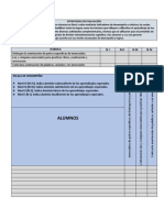 Estrategias de Evaluación