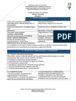 Plan de Aula Filosfia Formato 2018 PDF