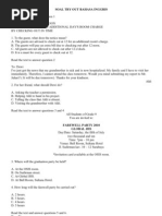 Download Soal Try Out Bahasa Inggris smp 20102011 by TarisPujoE SN45325433 doc pdf