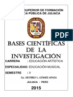 Bases Cient. Investigacion Silverio Gomez 2014 - I