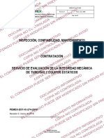 CNC PEMEX-EST-IC-274-2018 Rev 0 PDF