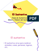 Refuerzo - Castellano - 4°grado - Opcionales - PPT El Sustantivo