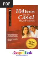 104 Erros Que Um Casal Não Pode Cometer - Josué Gonçalves