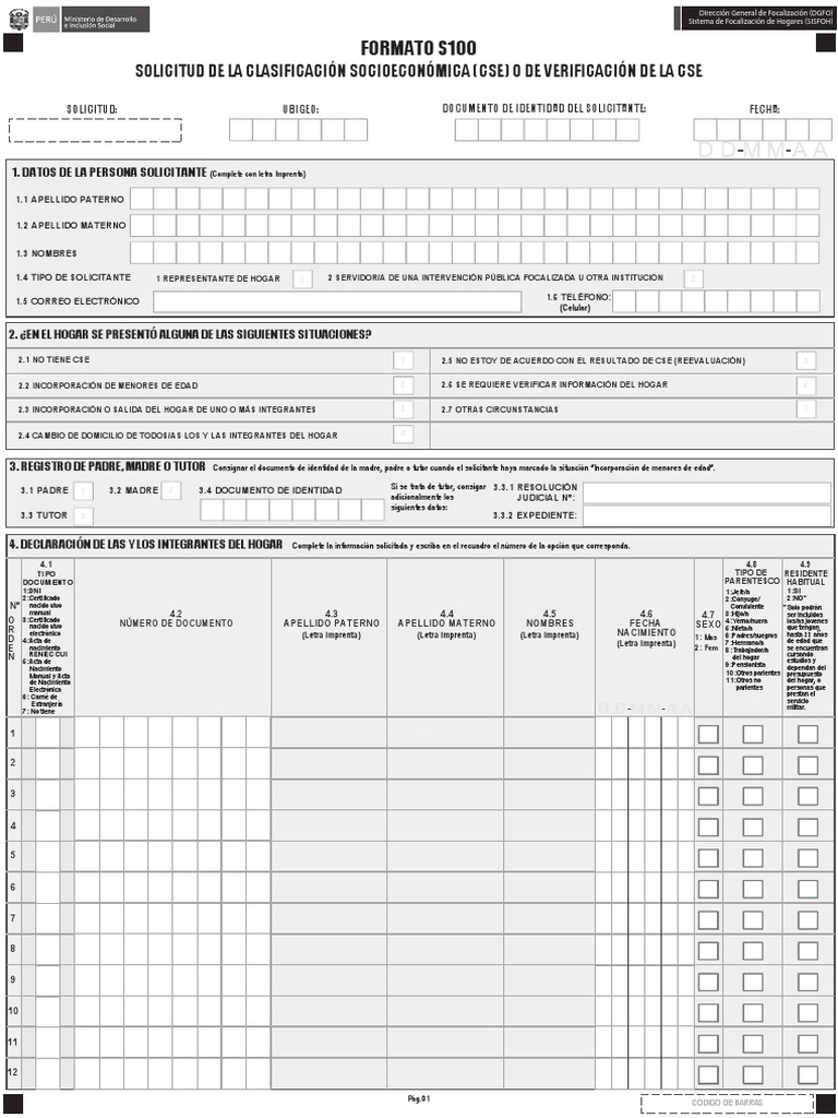 Formato S100 PDF | PDF | Informática y tecnología de la información ...