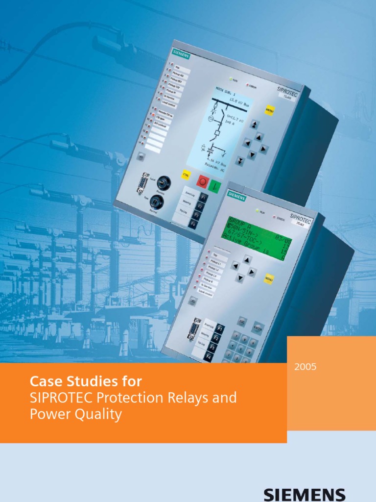 SIPROTEC Case Studies For Protective Relaying and Power Quality PDF