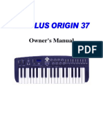 MIDI Keyboard Manual: MIDIPLUS ORIGIN 37