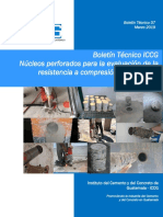 Boletín Técnico ICCG - 07 Núcleos perforados para la evaluación de la resistencia a compresión del concreto endurecido 