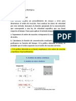 Cinética Química y Biológica