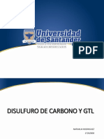 Disulfuro de Carbono y GTL