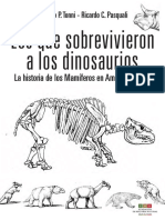Los Que Sobrevivieron A Los Dinosaurios. Historia de Los Mamíferos en América Del Sur PDF