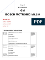 Astra 1.8 8V de 1999 em Diante BOSCH MOTRONIC M1.5.5