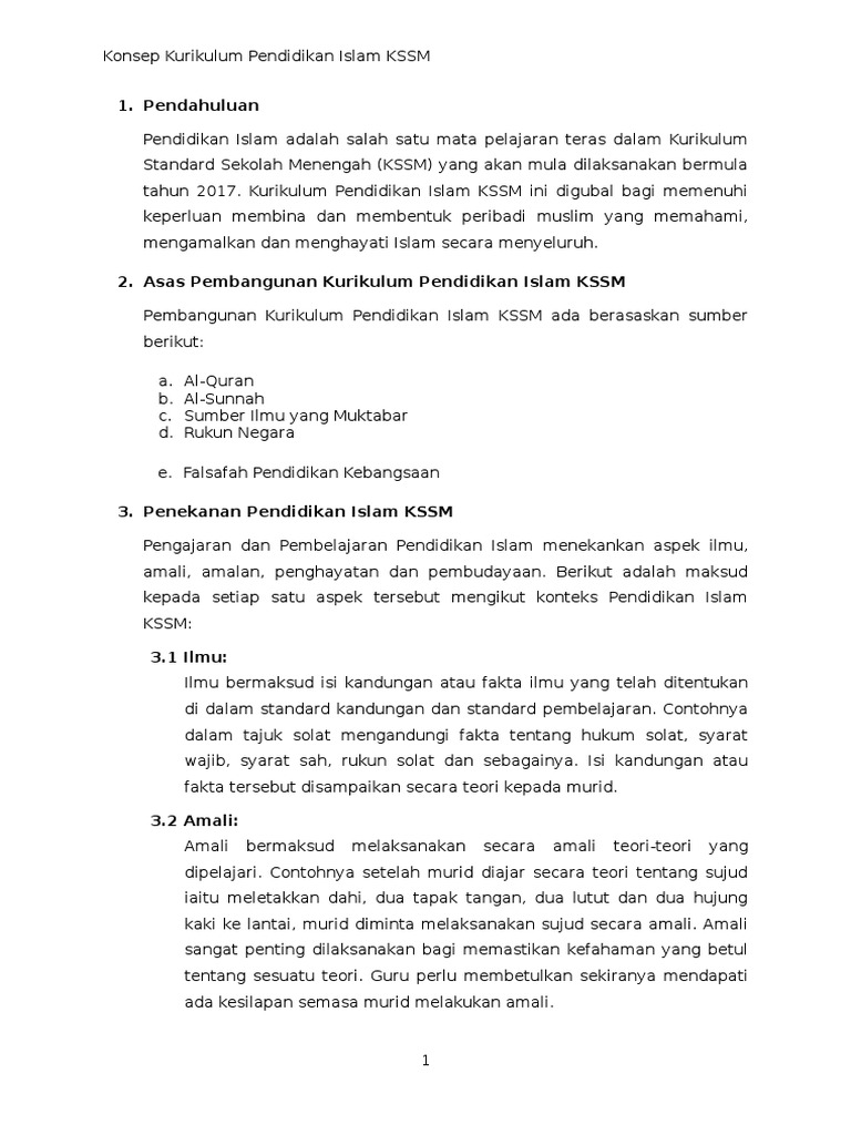 Contoh Konsep Di Dalam Kssm