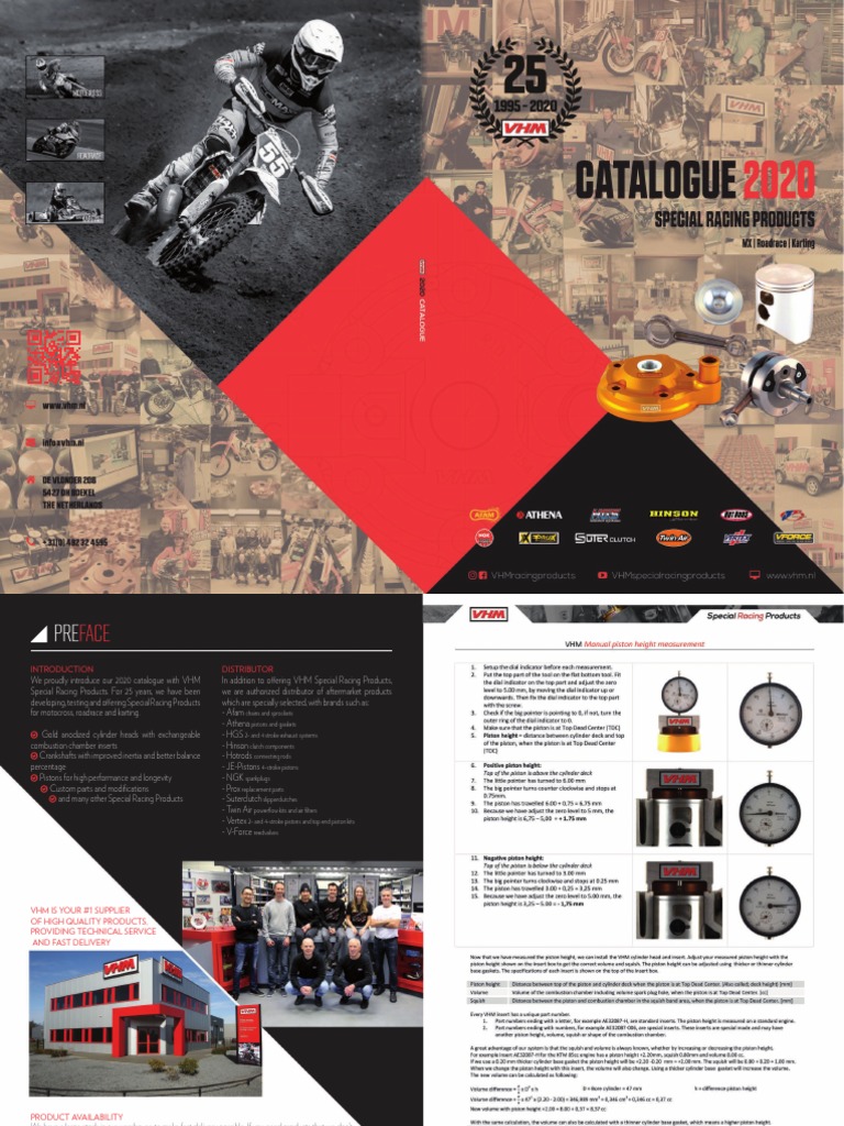 ヤマハ　YZF -R1/R1M(2020~)　サービスマニュアル 2020 VHM Special Racing Products Catalogue | PDF | Cylinder