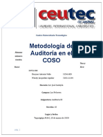 Metodología de Auditoria en El COSO Informe Com