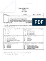 Diagnóstcio Religión 7°