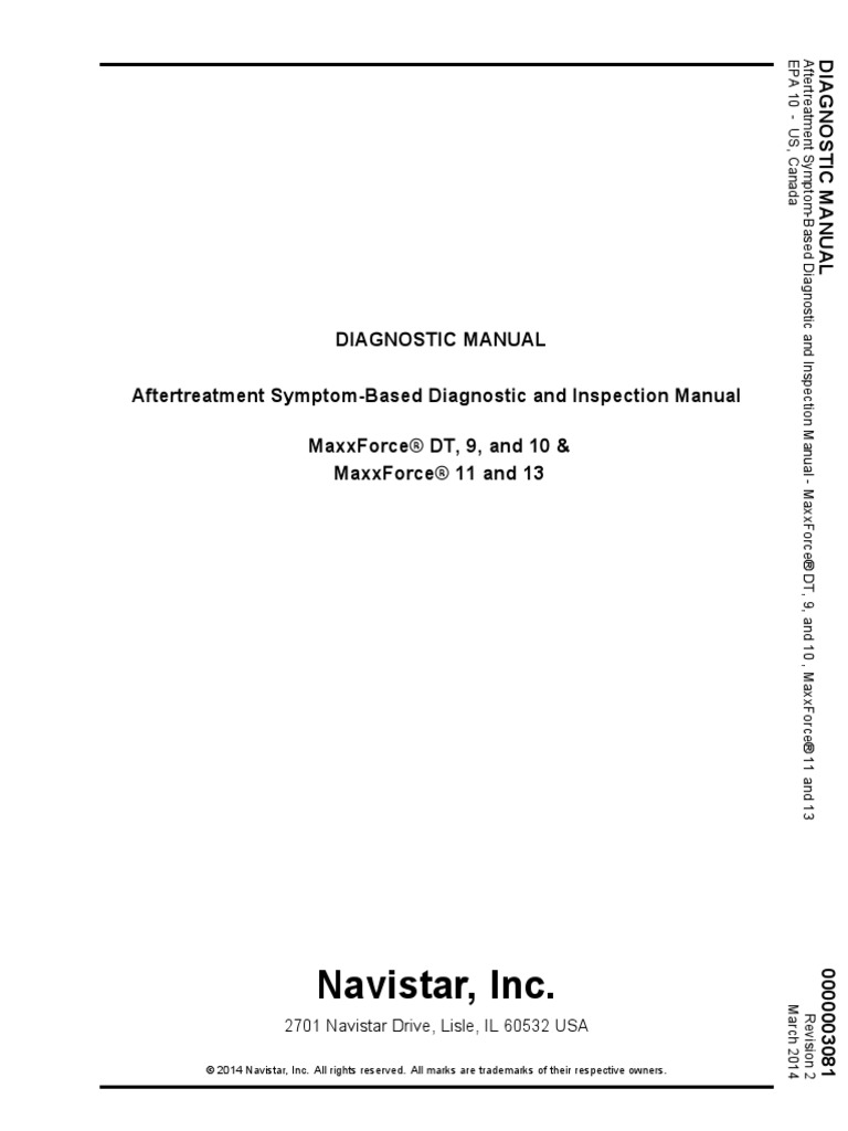 MaxxForce Diagnostic Manual PDF Machines Vehicle Parts