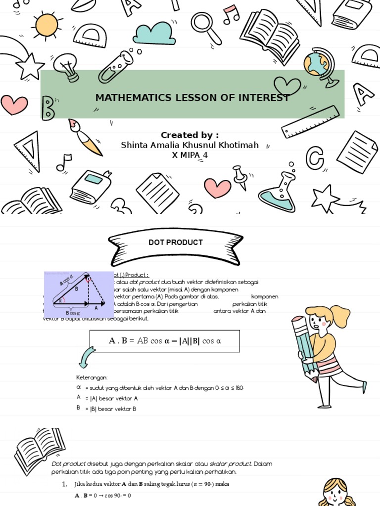 Perbedaan Dot Product Dan Cross Produk Lengkap