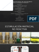 Estimulación matricial no reactiva: fluidos y parámetros de diseño