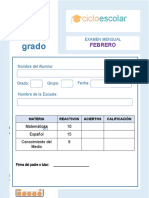 02 - Examen - Segundo - Grado - Febrero - 2019-2020