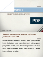 KONSEP PASAR MODAL EFISIEN