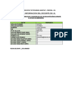 Ficha de Datos Personales - Minedu