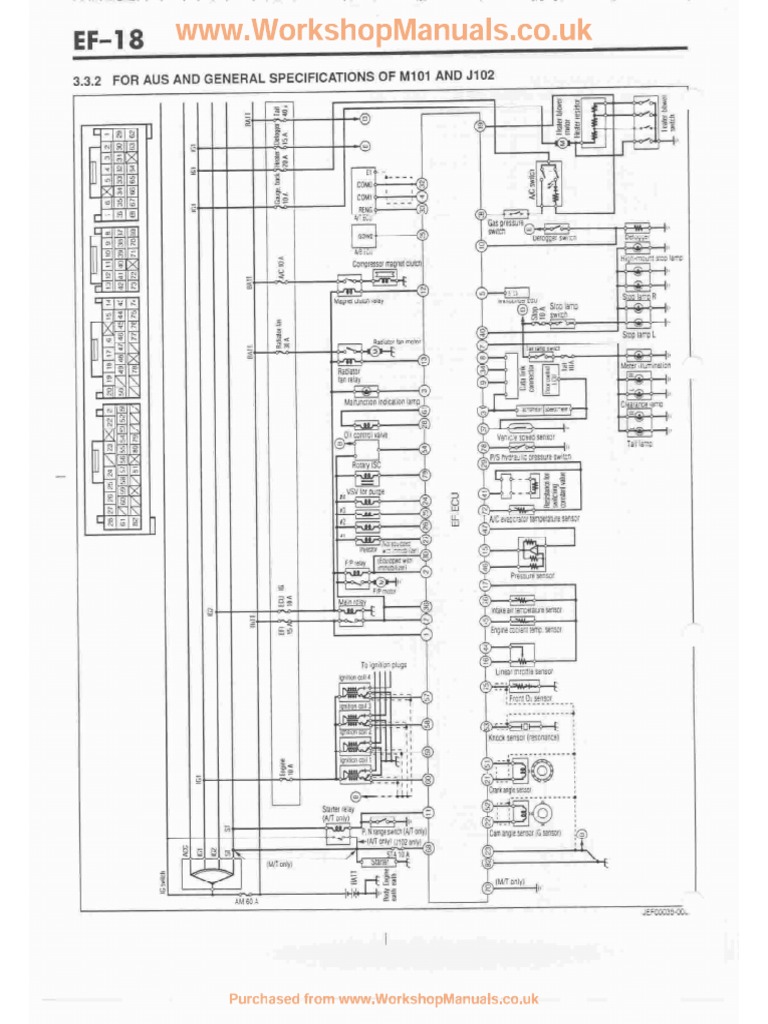 K3VE ECU Wiring Diagram PDF