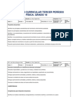 Planeación Física. Grado 10. Tercer P