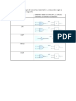 Simbología de Las Compuertas Simples y Compuestas Según La IEEE