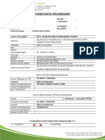 Form Data Pelanggan Mou