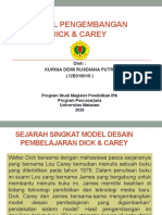 Pengembangan Bahan Ajar Dick and Carrey