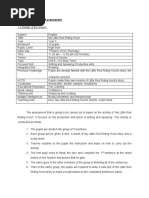 TSLB 3113- Explanation of the assessment