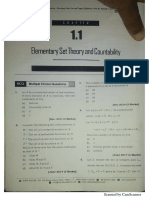 Elementary Set Theory (Real Chapter 1 NET Problems and Answers)