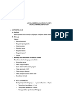 Standar Asuhan Keperawatan Maternitas Kebidanan Sak PDF