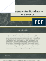 Guerra Entre Honduras y El Salvador