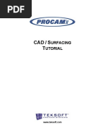 ProCAM II CAD-Surf Tutorial