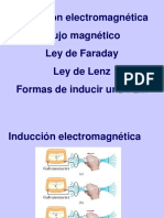 Inducción electromagnética: Flujo magnético variable, Ley de Faraday y formas de inducir FEM
