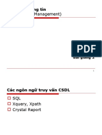 Bai Giang Information Management 2- SQL, Xquery, Report.ppt