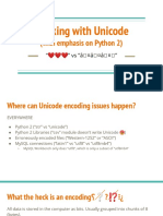 Working With Unicode