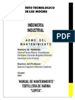 Manual de Mantenimiento