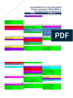 Propuesta Calendario de Evaluaciones y Examenes 2020 Primer Semestre