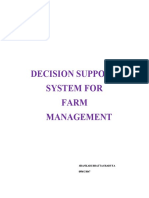 Decision Support System ( Farm Management)