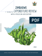 Zimbabwe Public Expenditure Review With A Focus On Agriculture