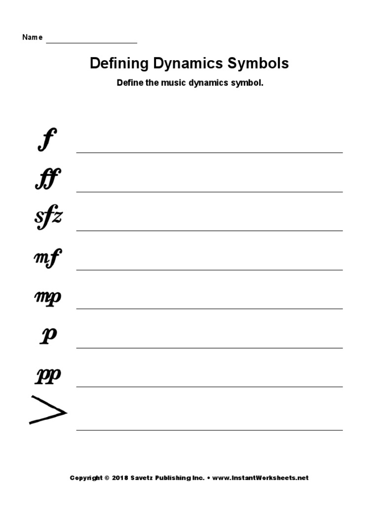 Defining Dynamics Symbols | PDF