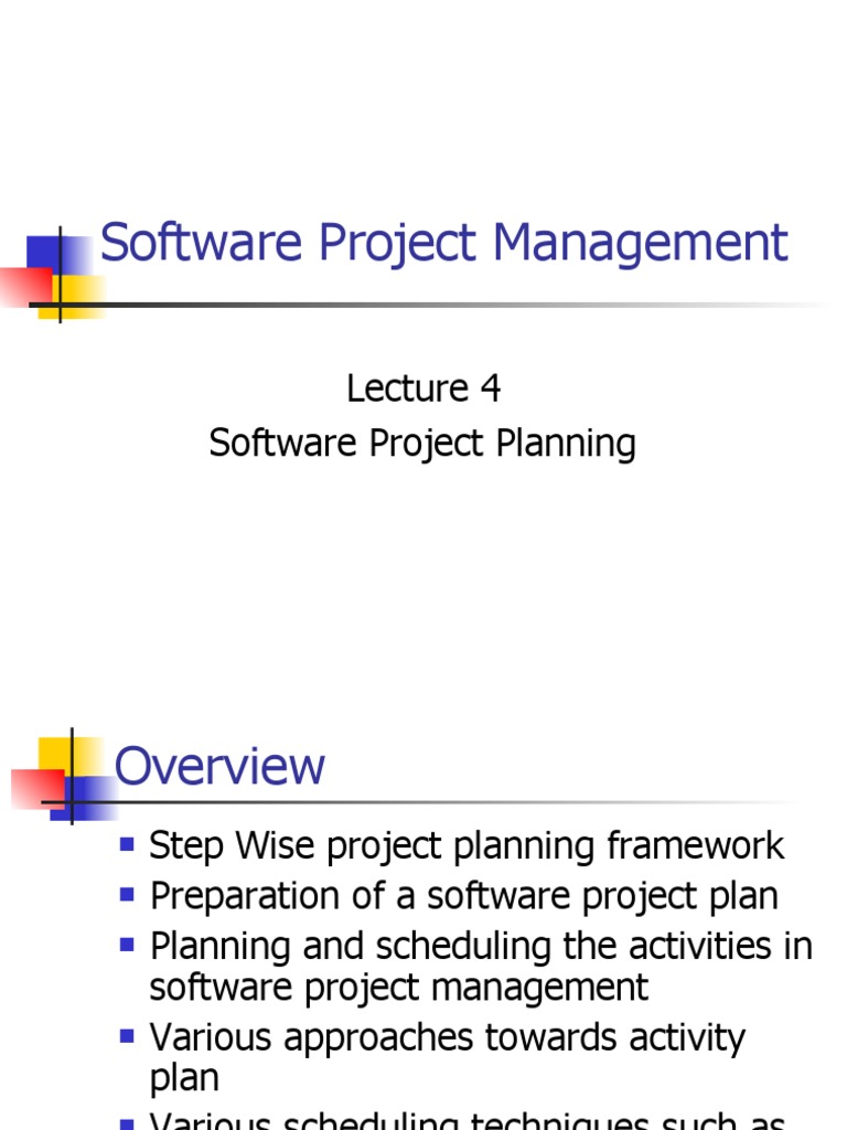 Chap 2 Stepwise Proj Planning | PDF | Project Management | Computing