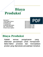 TEORI BIAYA PRODUKSI