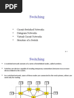 Switching - Data Communications