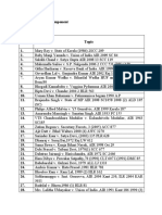 Family Law II Case Comment List