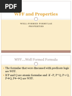 WFF and Properties