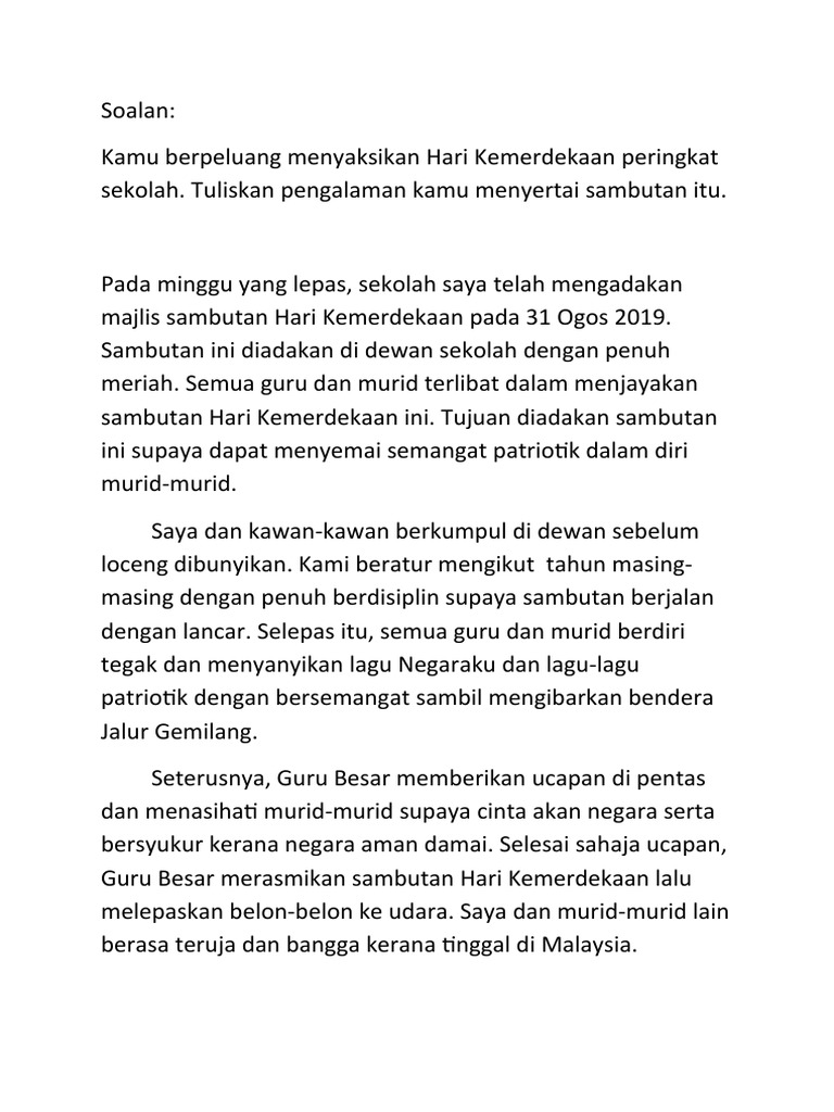 Karanga Hari Merdeka Pdf